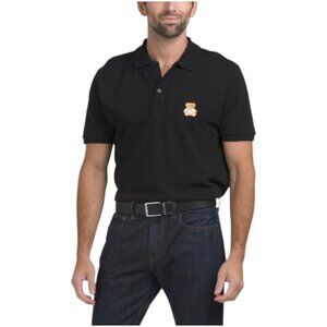MOSCHINO Made In Portugal Teddy Bear Patch Polo